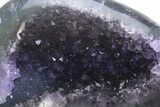Purple Amethyst Geode with Polished Face - Uruguay #233612-2